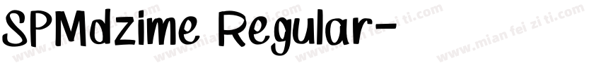SPMdzime Regular字体转换
